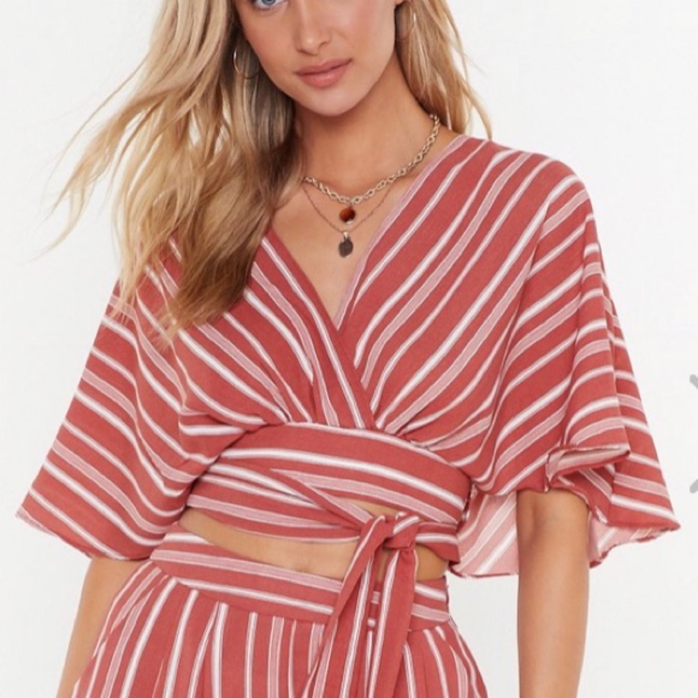 Striped Crop Top